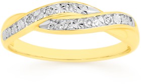 9ct-Diamond-Crossover-Swirl-Dress-Ring on sale