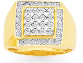 9ct%2C+Diamond+Gents+Ring