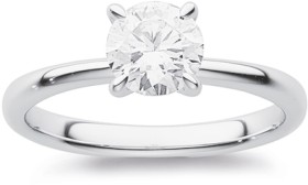 14ct+White+Gold+Alora+Lab+Grown+Diamond+1ct+Soliatre+Ring