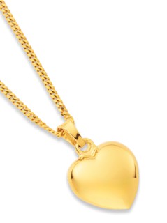 9ct-Puff-Heart-Pendant on sale