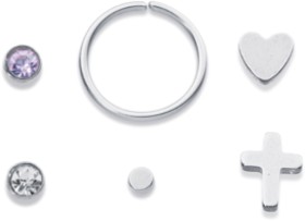 Stainless-Steel-6-Pack-Nose-Studs on sale