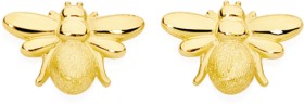 9ct+Bumble+Bee+Studs