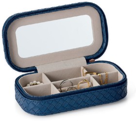 Navy+Leatherette+Travel+Jewellery+Case+with+Mirror