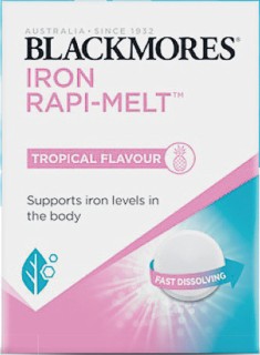 NEW+Blackmores+Iron+Rapi-Melt+60s