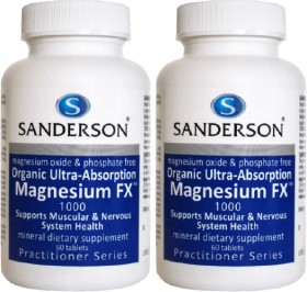 Sanderson-Magnesium-Supplement-FX-1000-60-Tablets on sale
