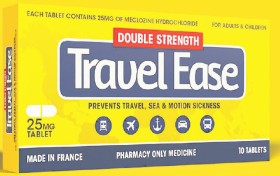 Travel-Ease-Double-Strength-25mg-Tablets-10s on sale