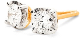 10ct+Element+Lab+Diamond+Solitaire+Studs