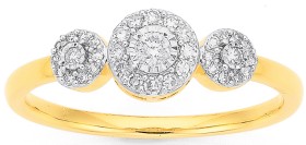 9ct-Diamond-Ring on sale