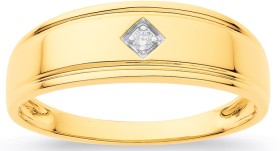 9ct-Diamond-in-Triangle-Inset-Ring on sale