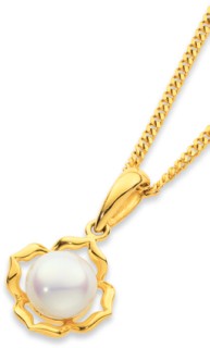 9ct-Freshwater-Pearl-Pendant on sale