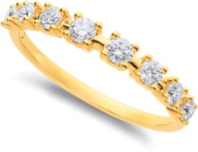 10ct+Element+Lab+Diamond+Band