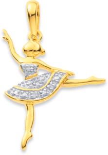 9ct%2C+Diamond+Dancer+Pendant