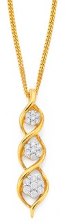 9ct%2C+Diamond+Triple+Swirl+Pendant