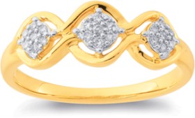 9ct-Diamond-Cluster-Ring on sale