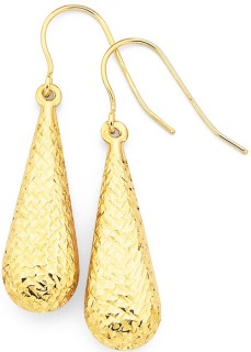 9ct-Teardrop-Earrings on sale