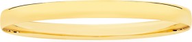 9ct+6x65mm+Solid+Bangle