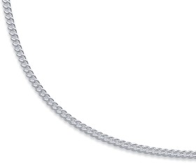Sterling-Silver-50cm-Round-Curb-Chain on sale