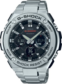 G-Shock-Mens-G-Steel-Analogue-Digital-Watch-GST110D-1A on sale