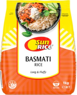 SunRice-Basmati-1kg on sale