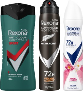 Rexona+Aerosol+220ml+or+Shower+Gel+400ml