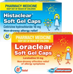 Loraclear+or+Histaclear+Soft+Gel+Caps+30s