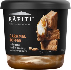 Kapiti-Caramel-Toffee-Yoghurt-450g on sale