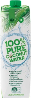 Woolworths-Coconut-Water-1L on sale
