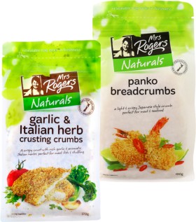 Mrs+Rogers+Crumbs+170g+or+Mrs+Rogers+Panko+Crumbs+190g