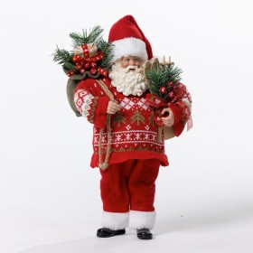 Christmas-Wishes-Santa-In-Knitted-Jumper-Decoration on sale