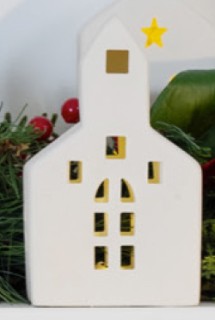 Christmas-Wishes-Ceramic-House on sale