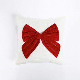 Christmas+Wishes+Christmas+Bow+Cushion+45x45cm