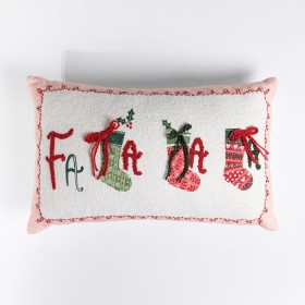 Christmas+Wishes+Fa+La+La+La+Cushion+30x50cm