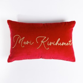 Christmas-Wishes-Meri-Kirihimete-Cushion-30x50cm on sale