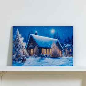 Christmas+Wishes+Winter+Christmas+Home+LED+Wall+Art