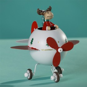 Christmas-Wishes-Moose-In-Round-Plane on sale