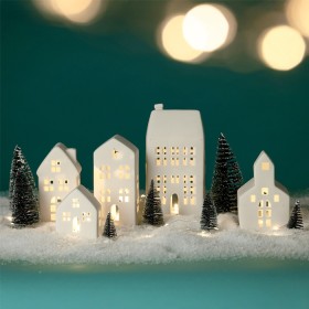 LED-Village-Set-with-Trees on sale