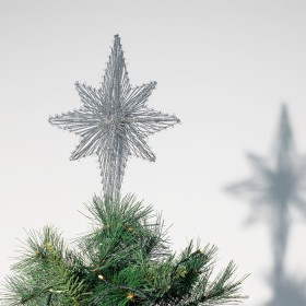 Christmas-Wishes-Glitter-Tree-Topper-35cm on sale