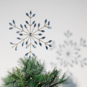 Christmas+Wishes+Gem+Snowflake+Tree+Topper+H35cm