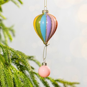 Christmas-Wishes-Colourful-Hot-Air-Balloon-Hanging-Decor on sale