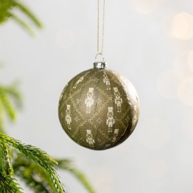 Christmas-Wishes-Nutcracker-Bauble-Green on sale