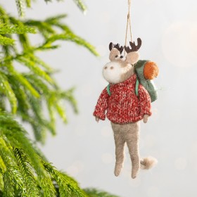 Christmas-Wishes-Moose-Knitted-Jumper-Hanging-Decoration on sale