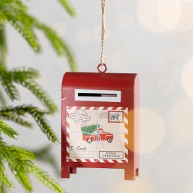 Christmas-Wishes-Metal-Postbox-Hanging-Christmas-Tree-Decoration on sale