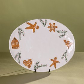 Christmas-Wishes-Ceramic-Christmas-Plate-Large on sale