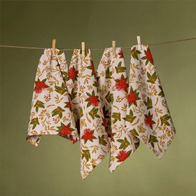 Christmas-Wishes-Pohutukawa-Napkins-Set-of-4 on sale