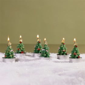 Christmas-Tree-Tea-Lights-Set-of-6 on sale