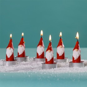 Santa-Tea-Lights-Set-of-6 on sale