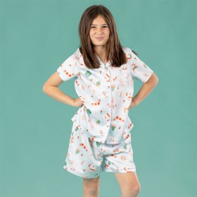 Christmas-Wishes-Kids-Printed-Satin-Pyjama-Set on sale