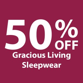 50%25+off+Gracious+Living+Sleepwear