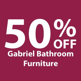 50-off-Gabriel-Bathroom-Furniture on sale