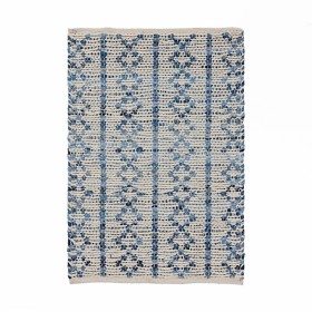Design-Republique-Denim-Chenille-Scatter-Rug-60x90cm on sale